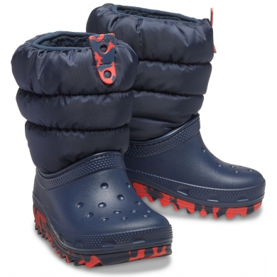 Crocs Winter Boots Classic Neo Puff Boot navy blue Children (Size 24-25)